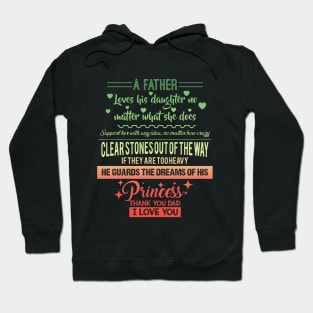 Christmas Gift For Man from Daughter Loving Hoodie
